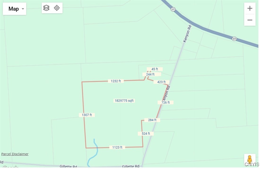 Kenyon Road Mexico, NY 13114 - Photo 26 of 27 Lot dimensions and location on Kenyon Rd