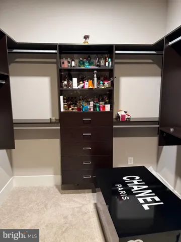 a room with closet