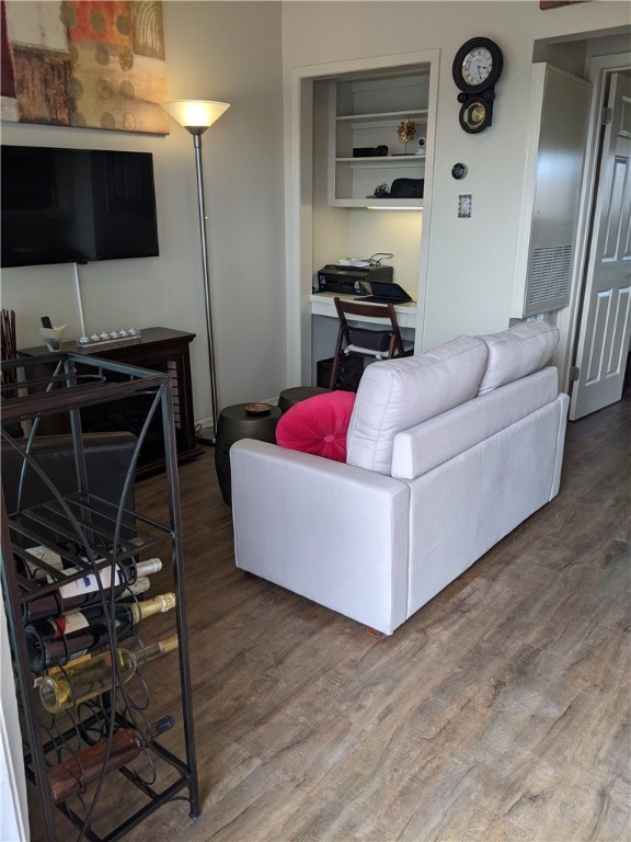 3000 Guadalupe Street, Unit 304 Austin, TX 78705 - Photo 6 of 24 a living room with furniture and a flat screen tv