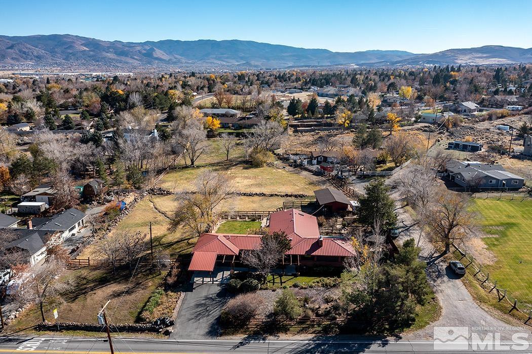 1010 Foothill Road Reno, NV 89511 - Photo 1 of 40 an aerial view of residential houses and outdoor space