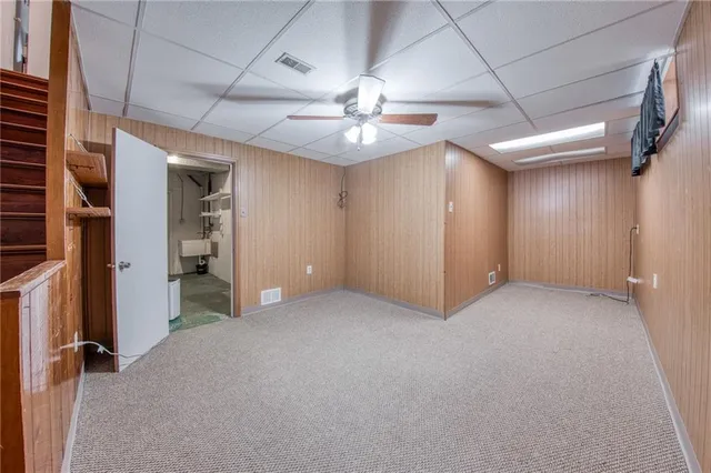 a view of an empty room