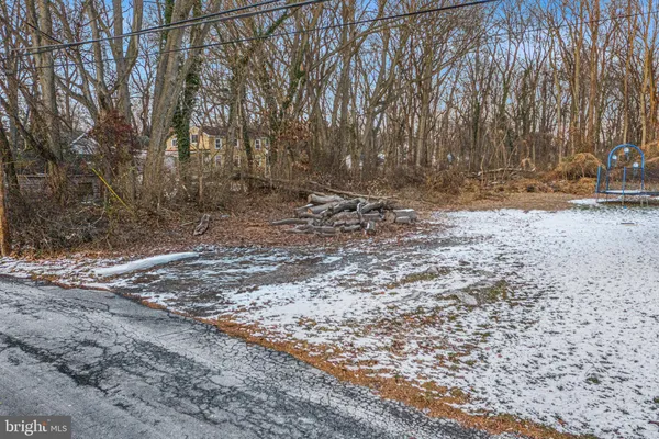 a view of backyard of house