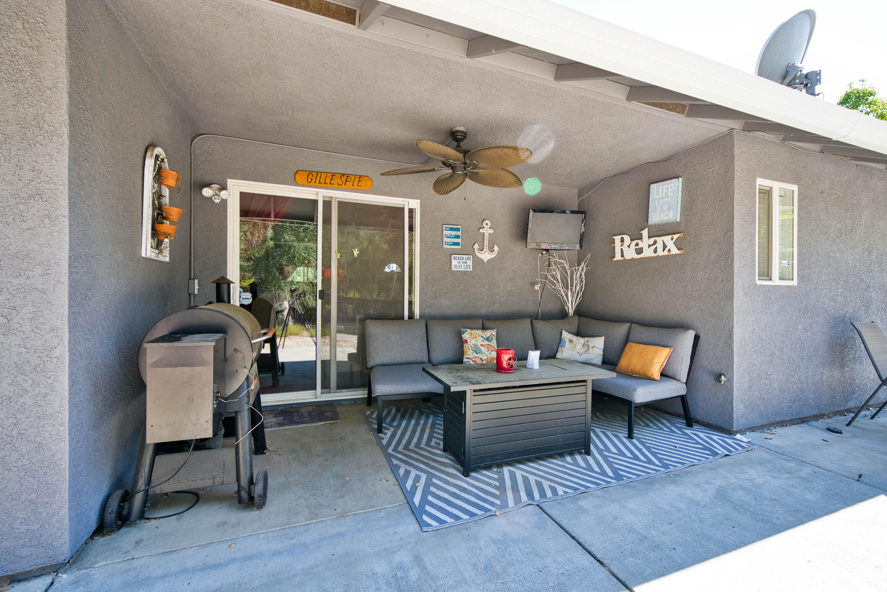 3255 Lawrence Road Redding, CA 96002 - Photo 23 of 27 a living room with furniture and a large window