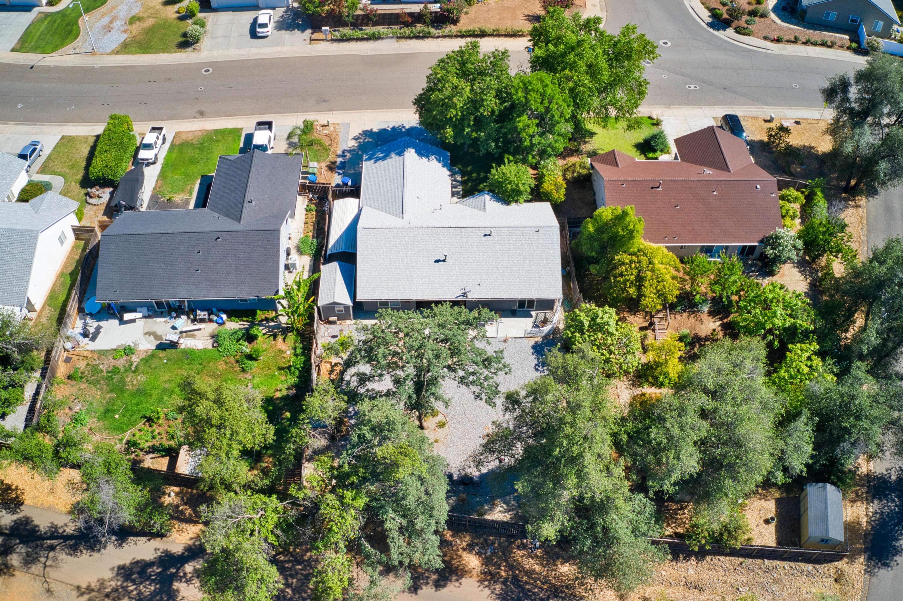 3255 Lawrence Road Redding, CA 96002 - Photo 3 of 27 an aerial view of a house with a yard