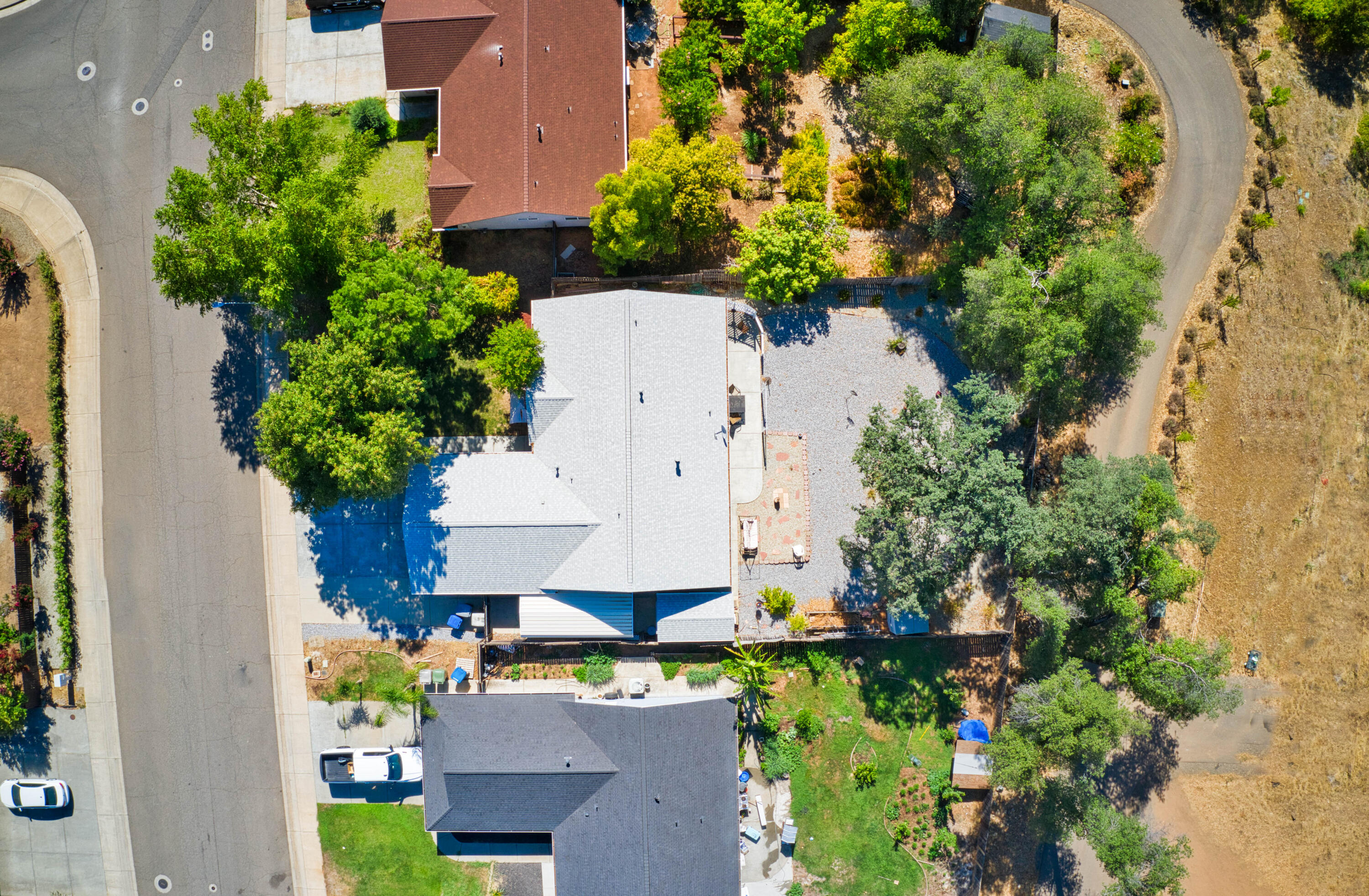 3255 Lawrence Road Redding, CA 96002 - Photo 4 of 27 an aerial view of a house with a yard