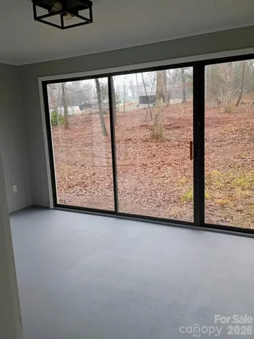 a view of a balcony and window