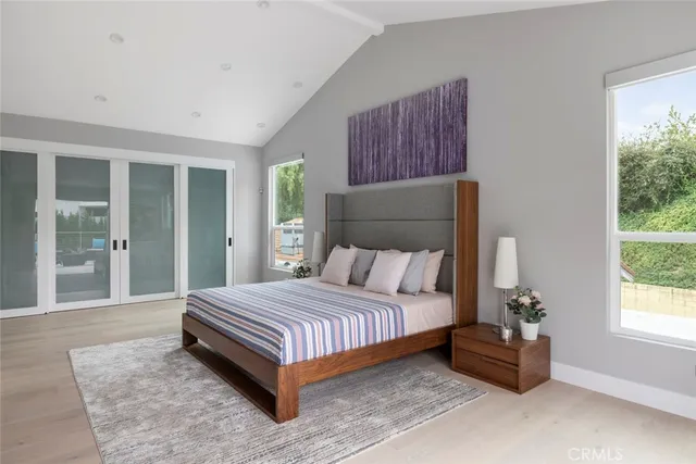 a view of a patio with chair and table