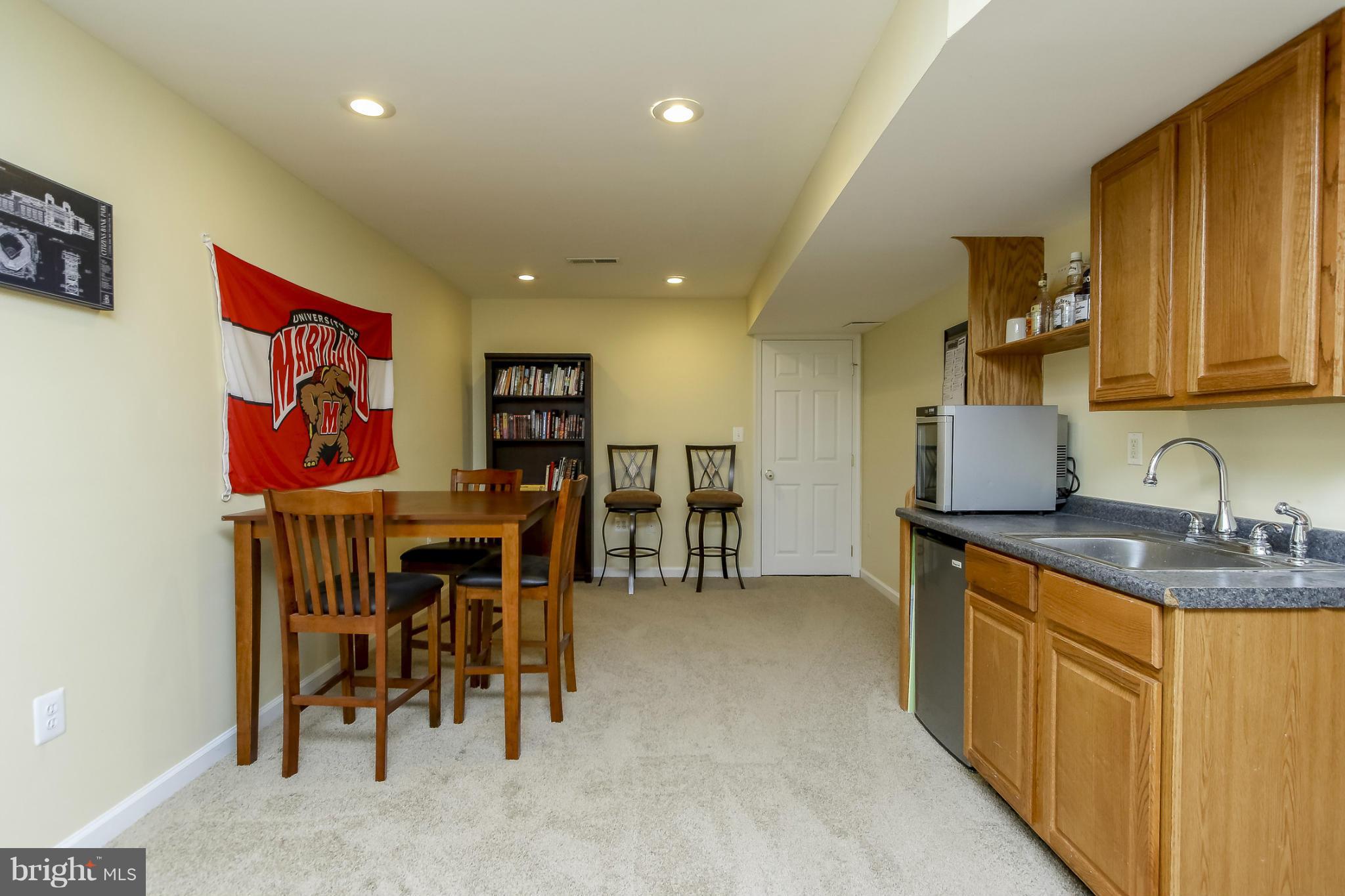 6614 Ridge Road Sykesville, MD 21784 - Photo 24 of 26 Red Room with Wet Bar