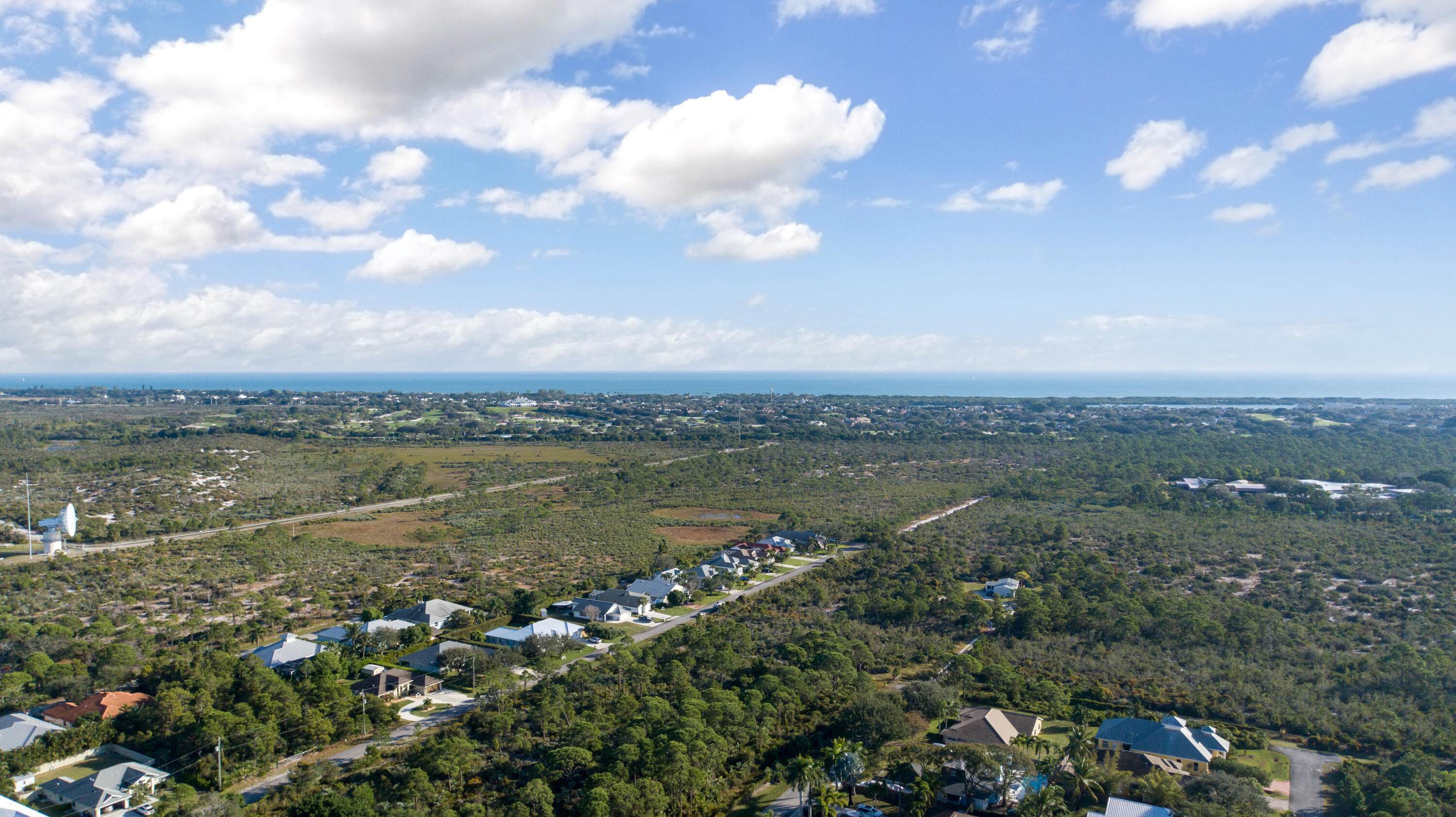 18640 Southeast River Ridge Road Jupiter, FL 33469 - Photo 64 of 65 Aerial Showing Ocean