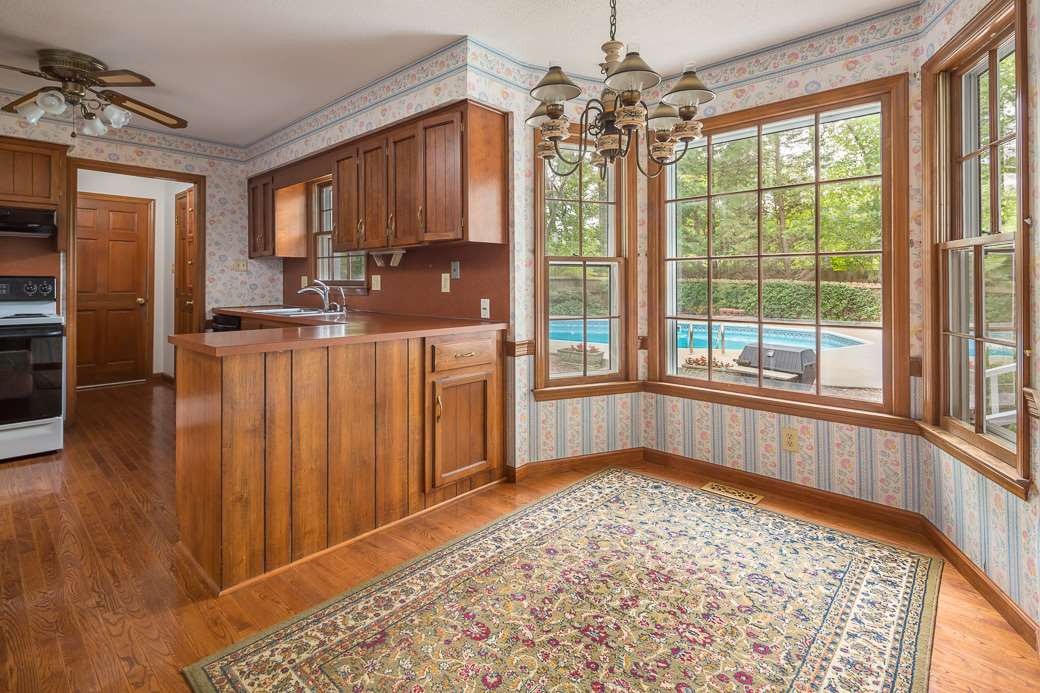 6700 Colony Court Raleigh, NC 27613 - Photo 4 of 21 Enjoy your breakfast with a pool view through the bay window! Breakfast Area