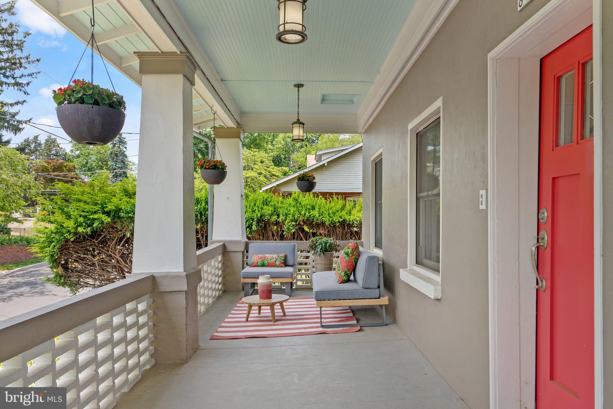 8409 Grove Street Silver Spring, MD 20910 - Photo 15 of 72 Sitting area 1 on wrap around porch