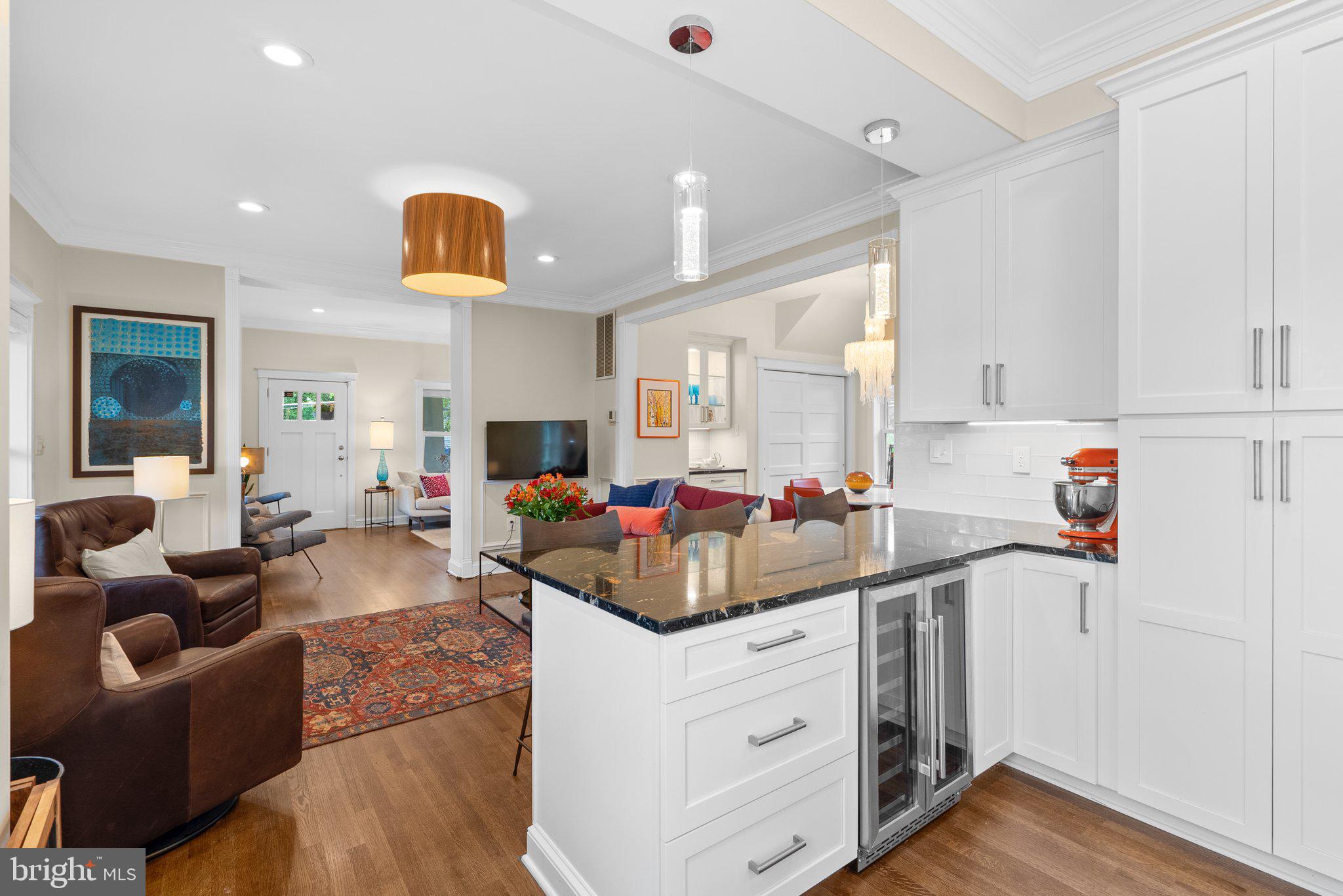 8409 Grove Street Silver Spring, MD 20910 - Photo 24 of 72 Kitchen peninsula to family room