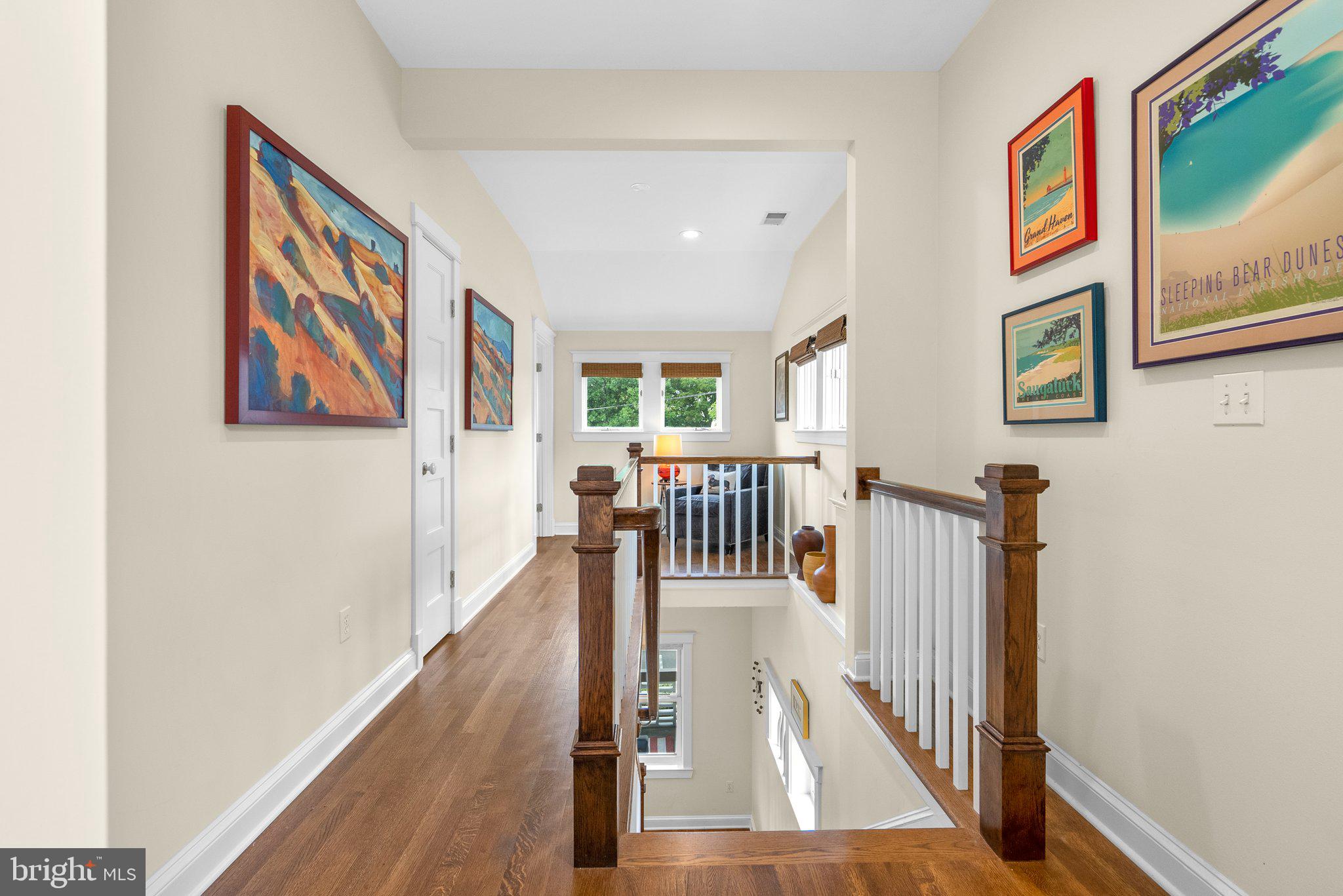 8409 Grove Street Silver Spring, MD 20910 - Photo 39 of 72 Upstairs gallery hallway