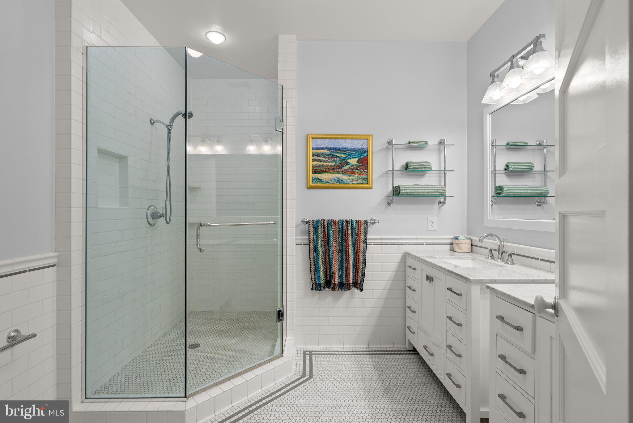 8409 Grove Street Silver Spring, MD 20910 - Photo 47 of 72 Primary bath with large walk in shower