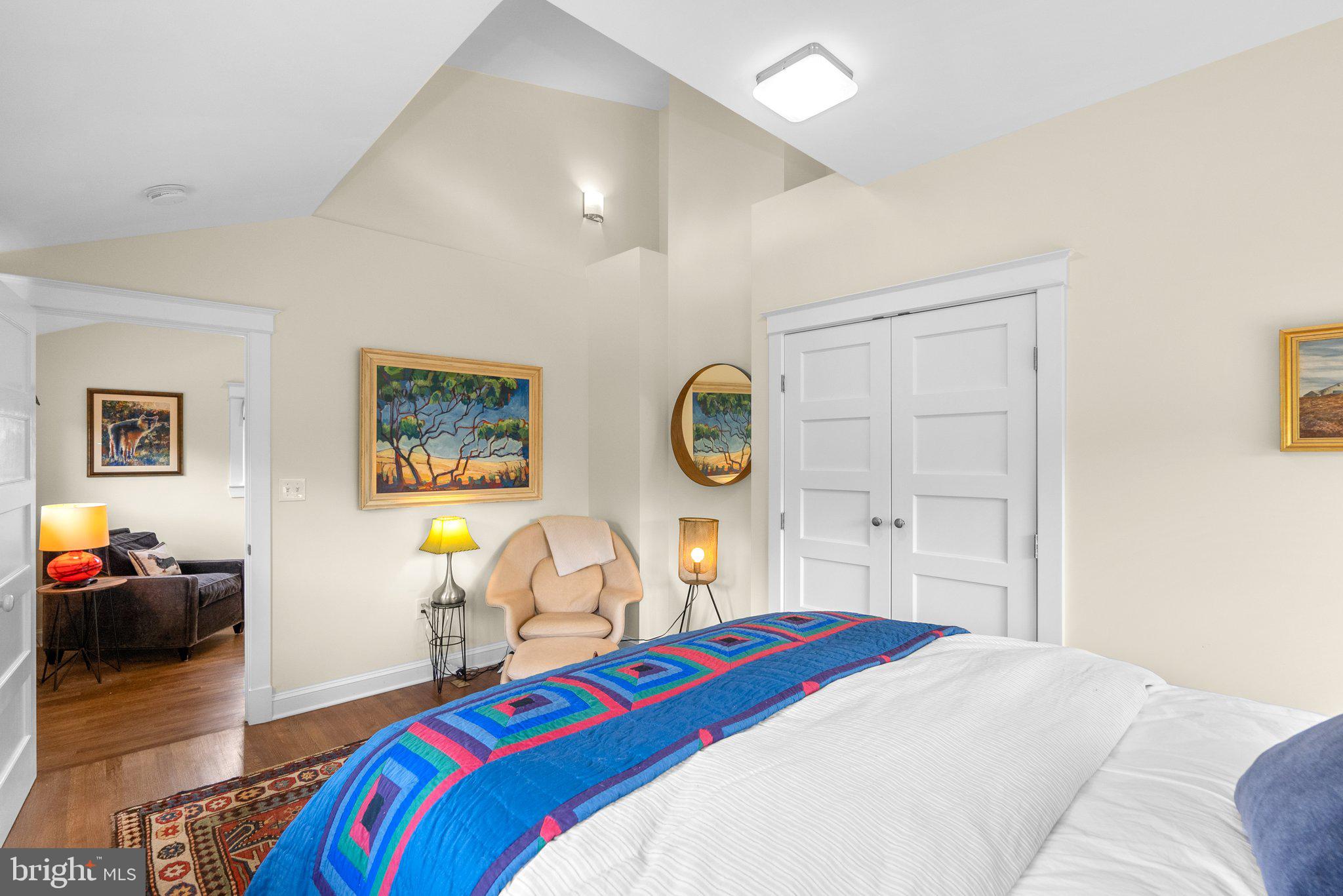8409 Grove Street Silver Spring, MD 20910 - Photo 49 of 72 Upstairs bedroom 2 with vaulted ceilings