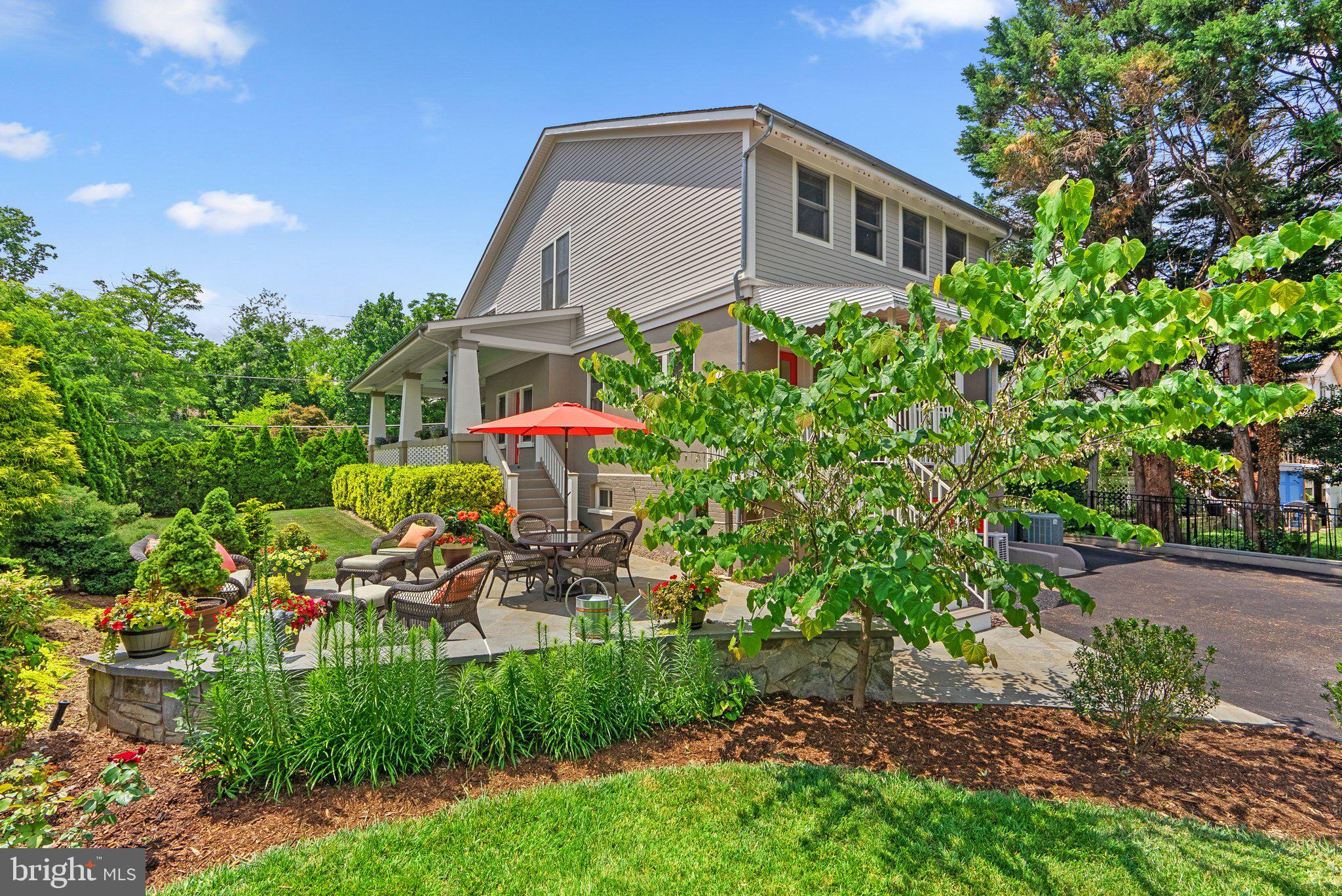8409 Grove Street Silver Spring, MD 20910 - Photo 6 of 72 View from backyard to side yard