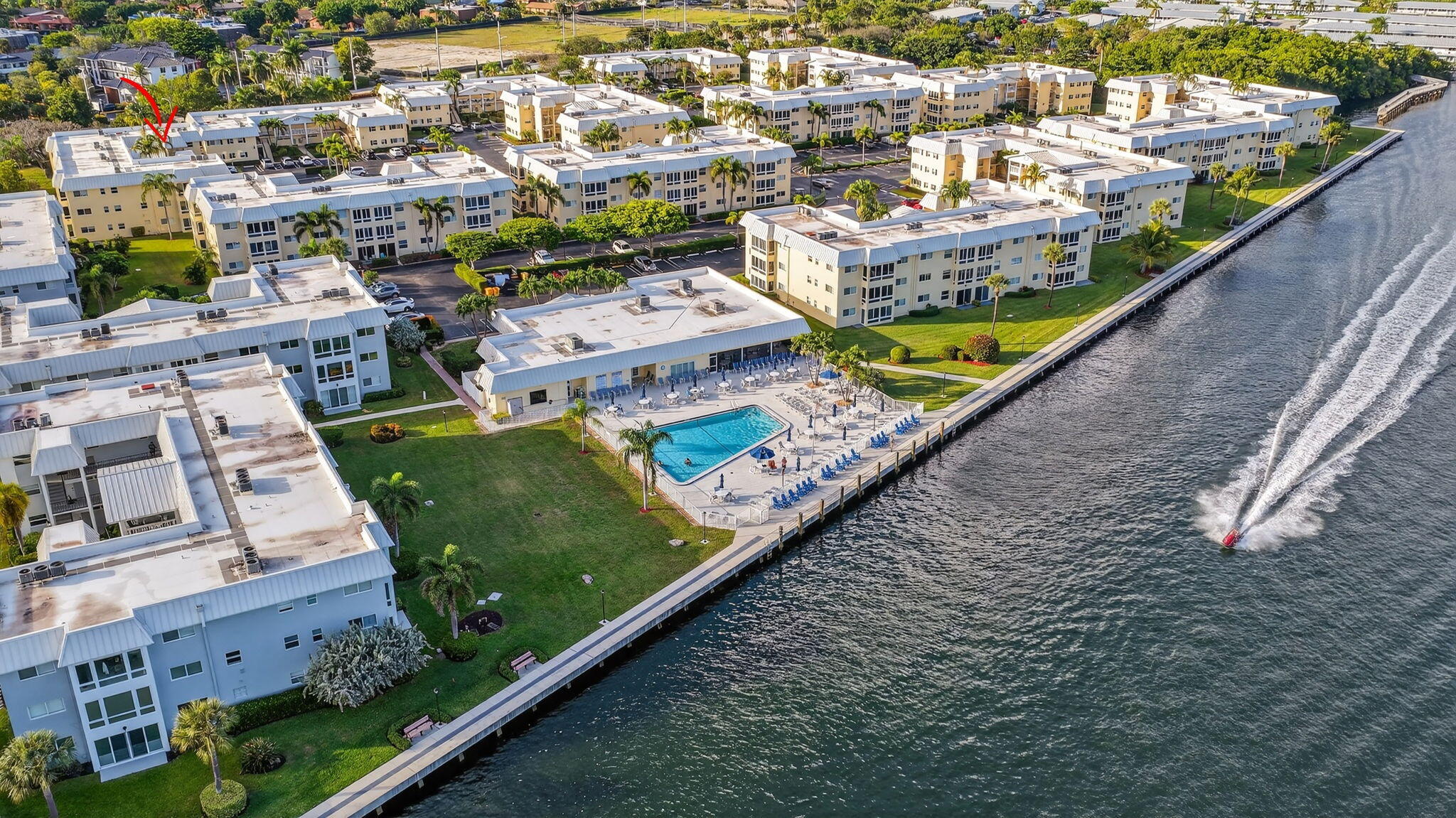 12 Colonial Club Drive, Unit 305 Boynton Beach, FL 33435 - Photo 34 of 51 a view of a city from a balcony