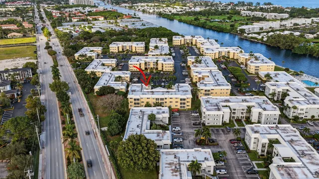 a view of a lake with a mountain