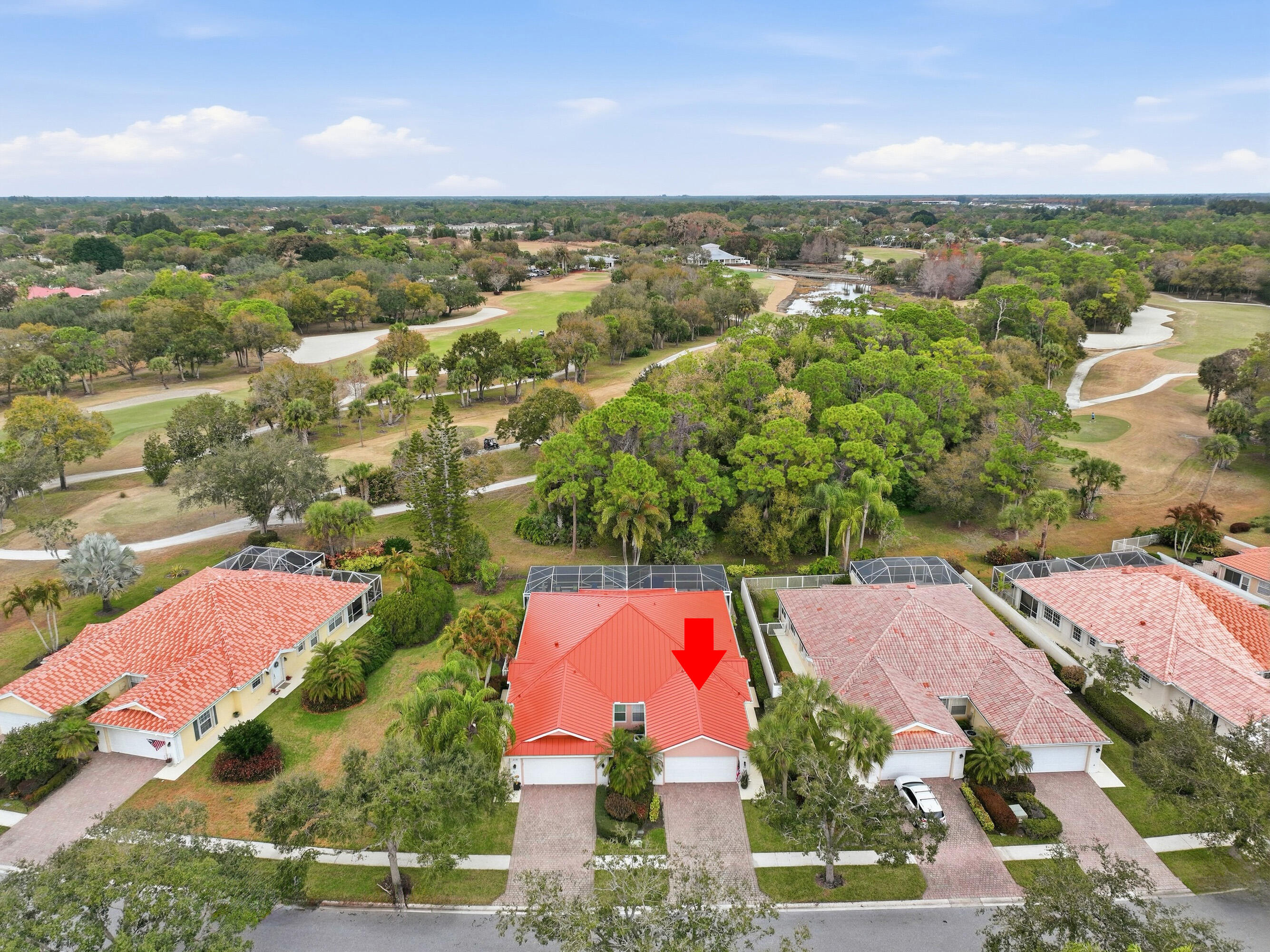 1019 Southwest Tamarrow Place Stuart, FL 34997 - Photo 30 of 34 Golf Course Aerial view
