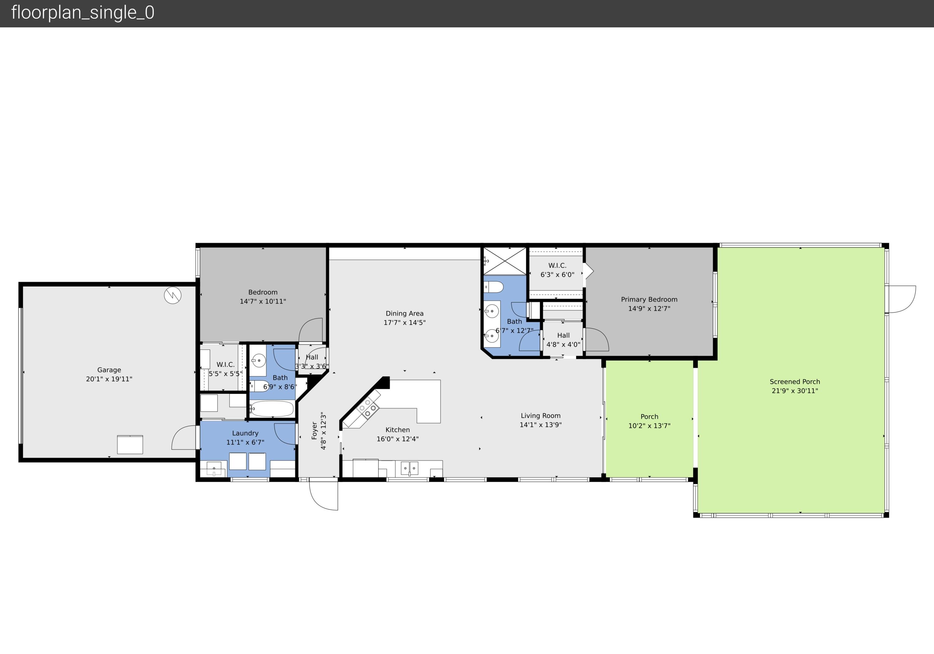 1019 Southwest Tamarrow Place Stuart, FL 34997 - Photo 34 of 34 Floorplan 1019 SW Tamarow Place