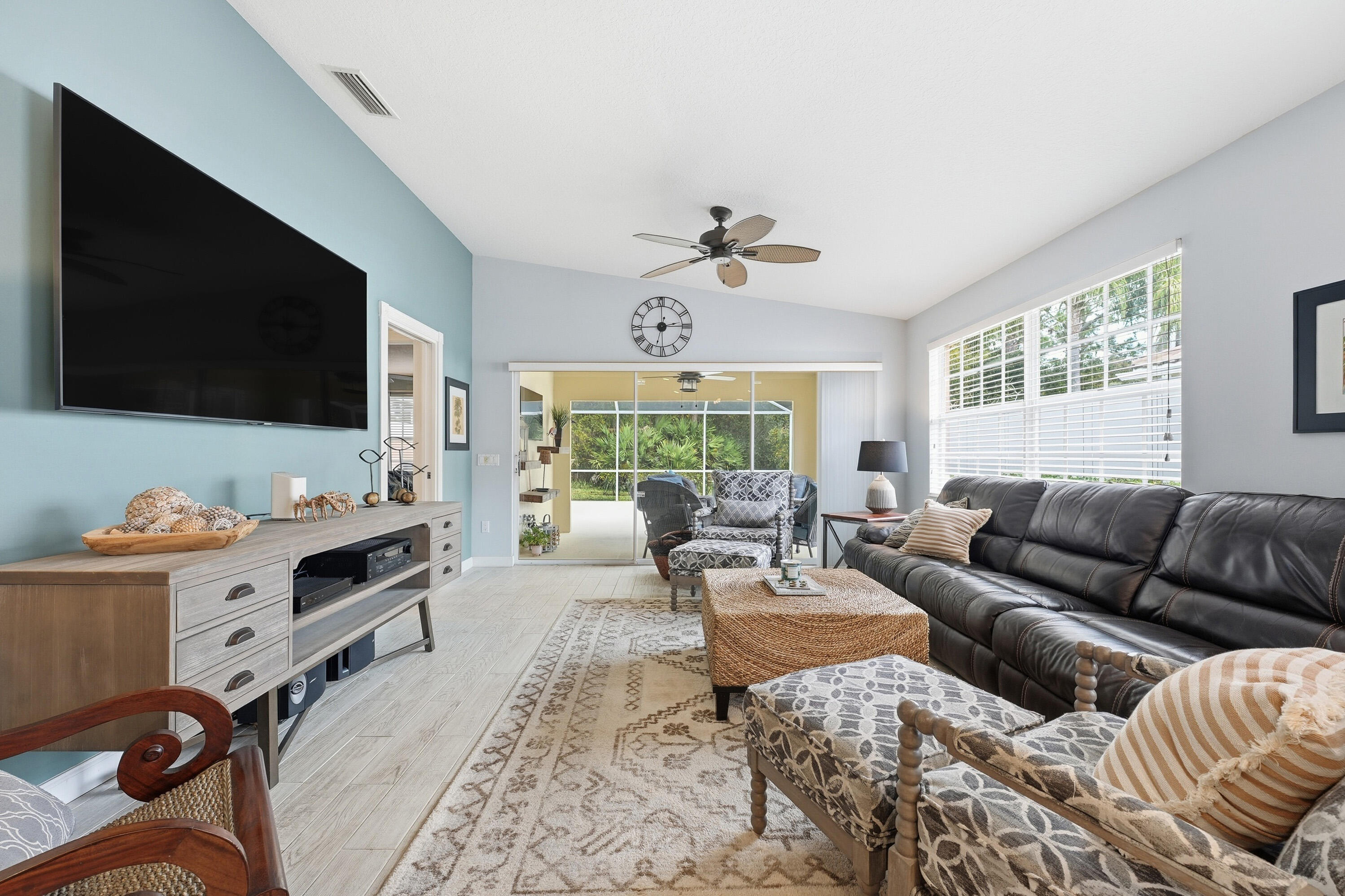 1019 Southwest Tamarrow Place Stuart, FL 34997 - Photo 7 of 34 Living Room with Preseve view