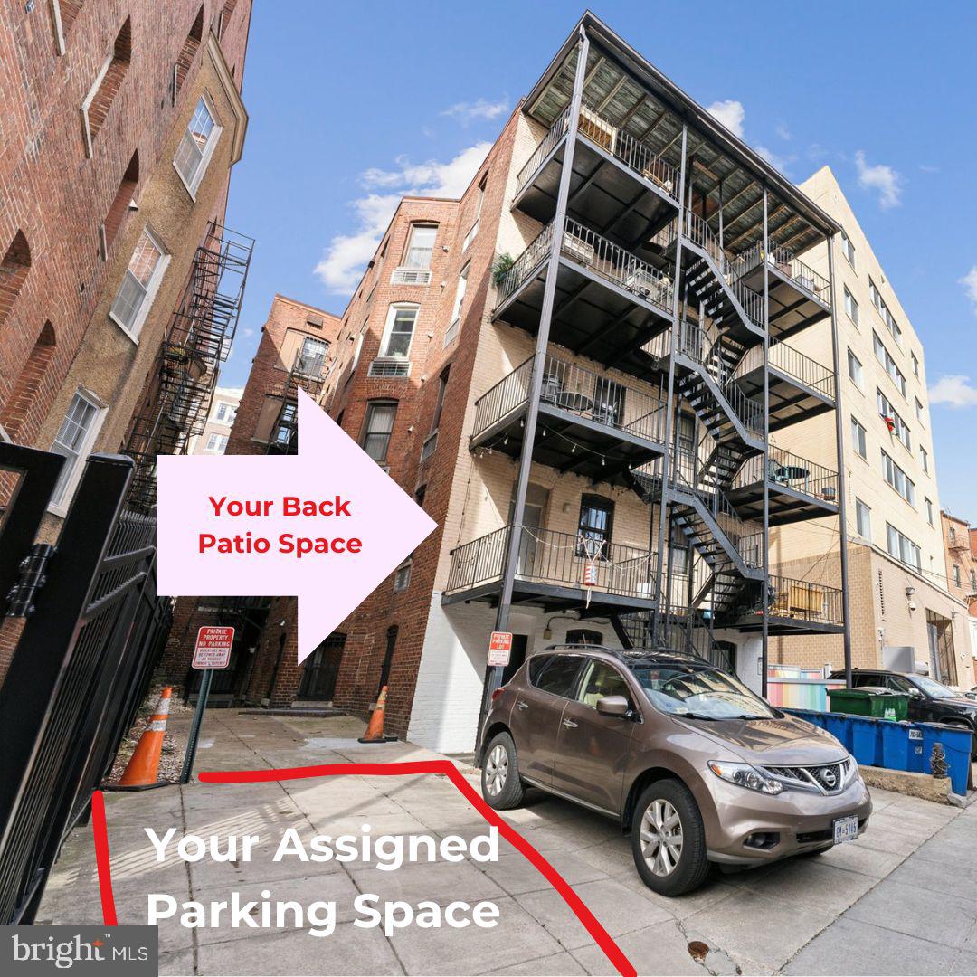 1844 Columbia Road Northwest, Unit 103 Washington, DC 20009 - Photo 9 of 21 a view of a car park in front of building