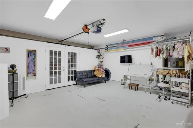 a view of livingroom with furniture and a window