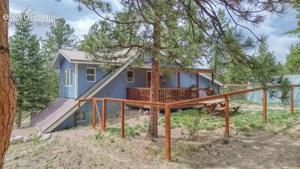a house that has tree in front of it