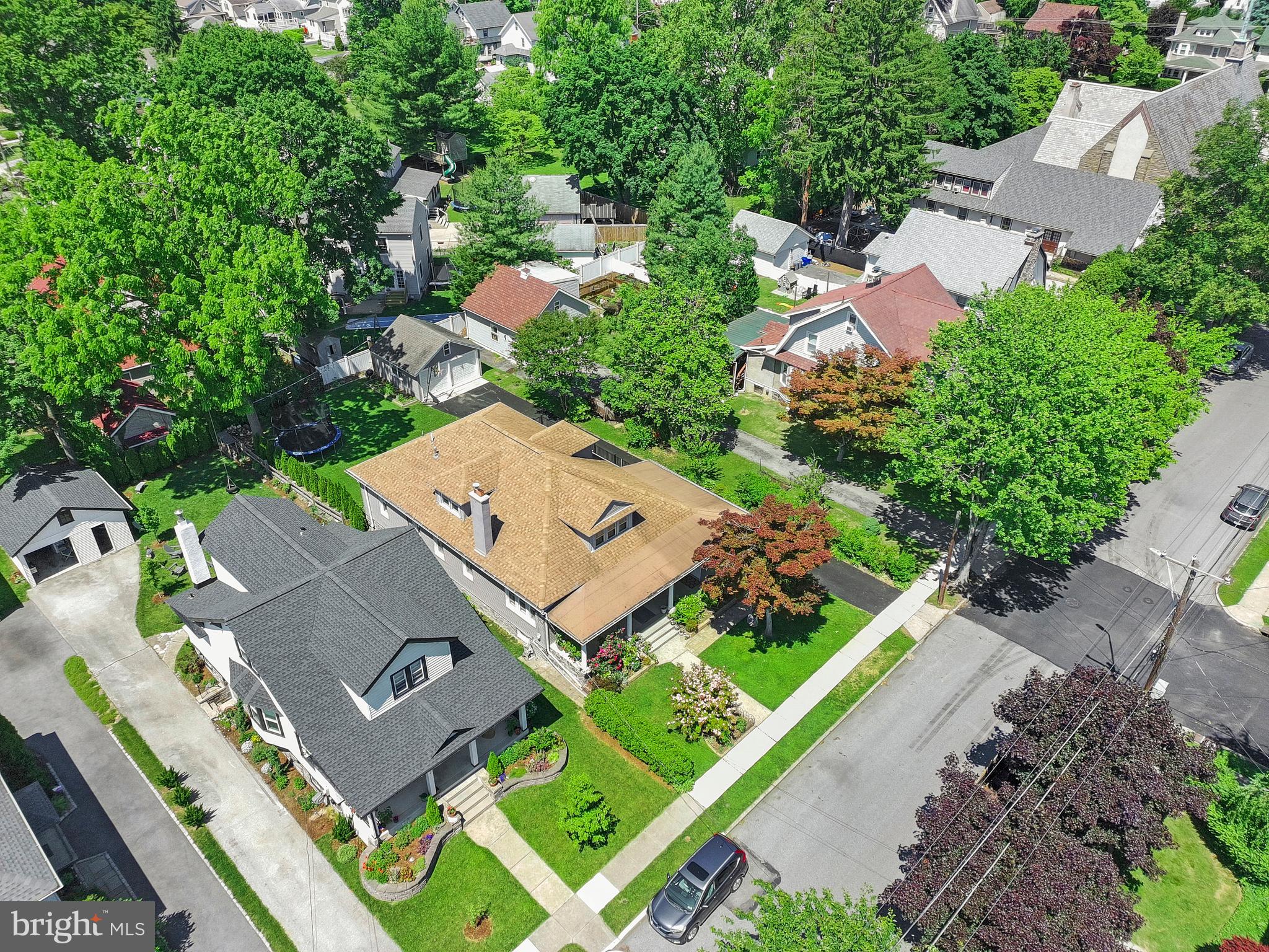 1118 Allston Road Havertown, PA 19083 - Photo 56 of 58 an aerial view of a house with a garden
