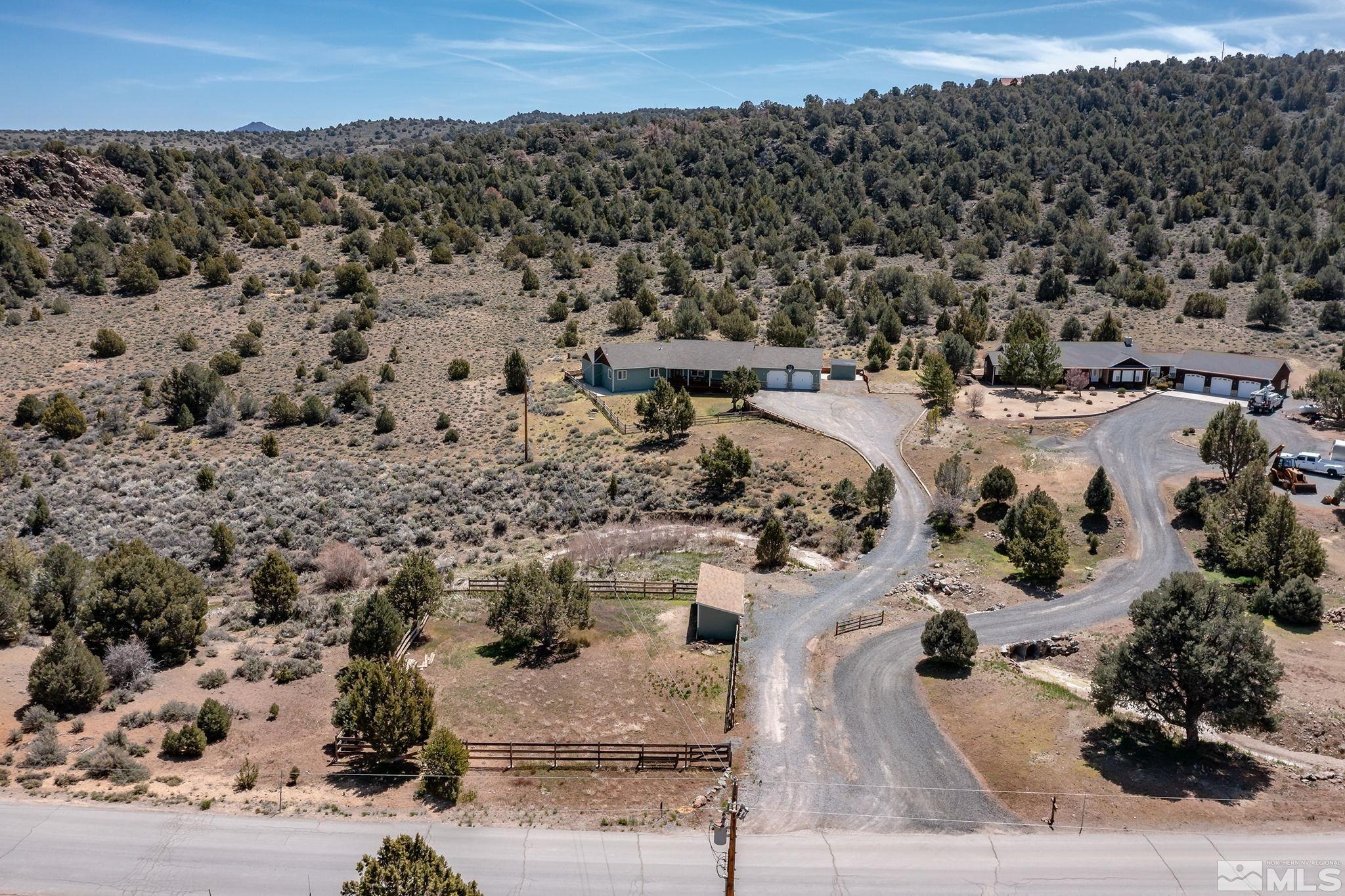 2291 Lousetown Road Reno, NV 89521 - Photo 4 of 40 an aerial view of a house with a yard