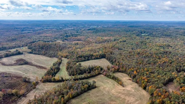 a view of an outdoor space with mountain view