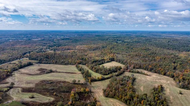 a view of a lake with a mountain
