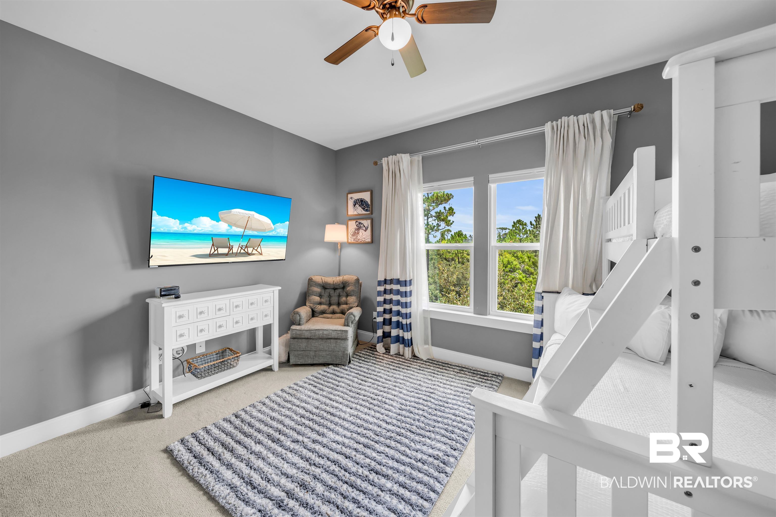 47 Parks Edge Orange Beach, AL 36561 - Photo 26 of 40 Bedroom with carpet flooring and ceiling fan