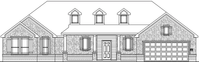 a view of a large white building