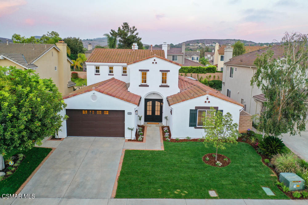 4630 Rio Bravo Court Moorpark, CA 93021 - Photo 58 of 58 an aerial view of a house with a yard