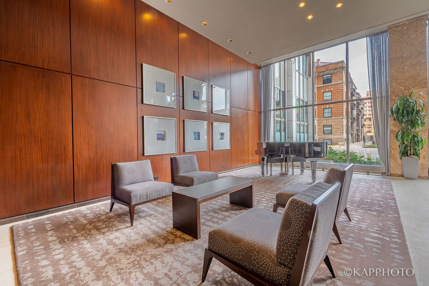 655 West Irving Park Road, Unit 1505 Chicago, IL 60613 - Photo 23 of 26 a view of a livingroom with furniture and floor to ceiling window