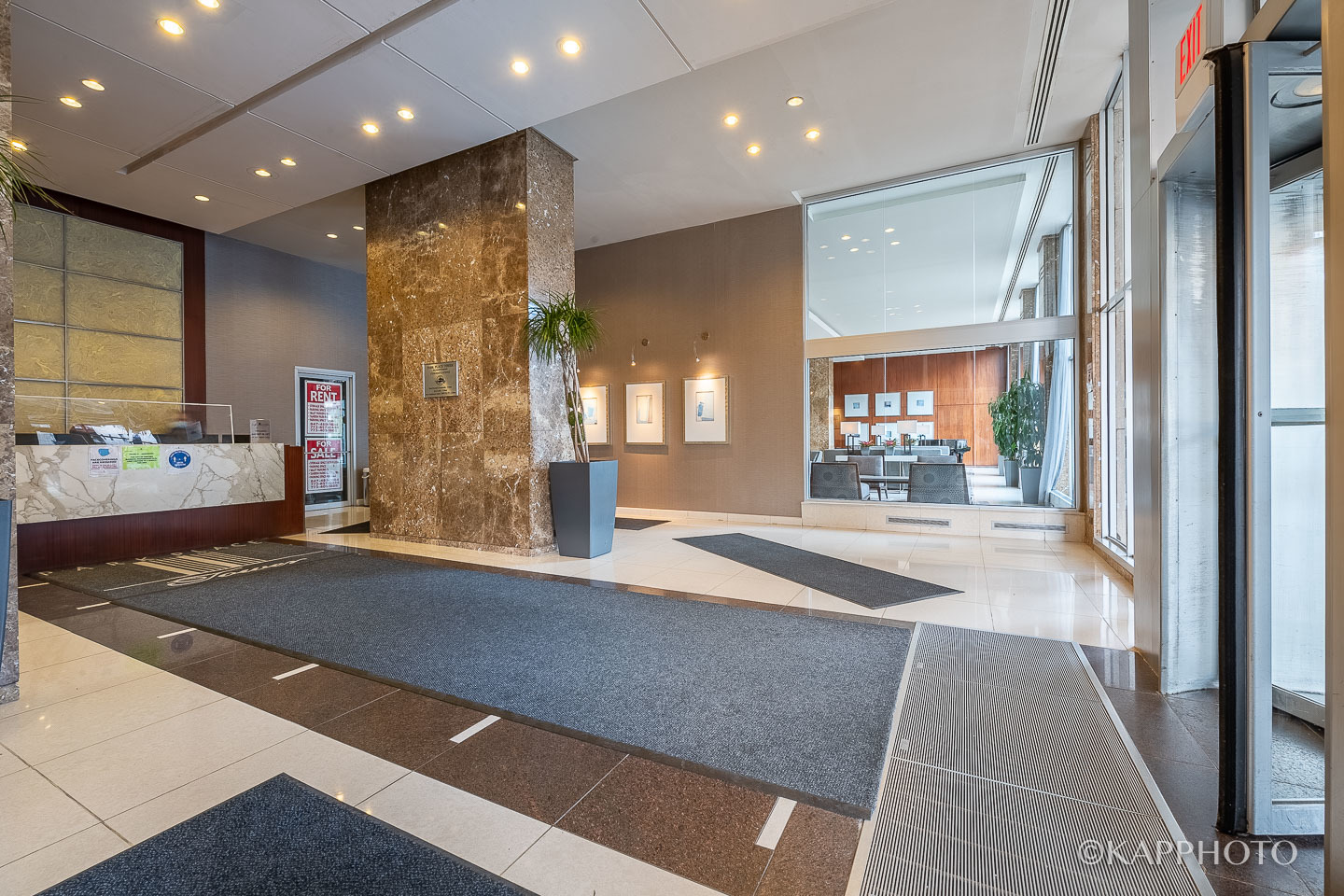 655 West Irving Park Road, Unit 1505 Chicago, IL 60613 - Photo 26 of 26 a view of a lobby with black carpet