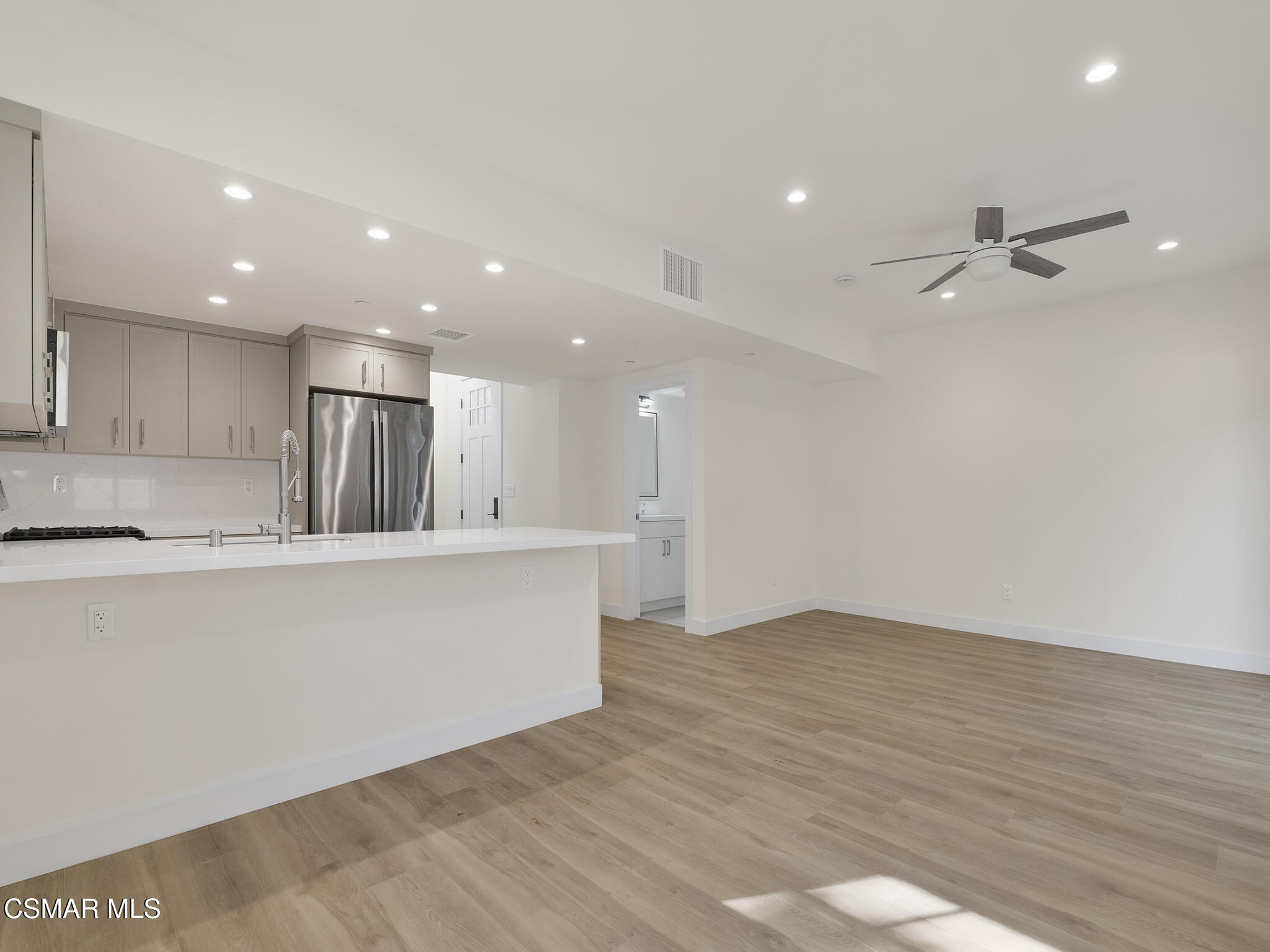 3190 Los Robles Road, Unit C Thousand Oaks, CA 91362 - Photo 5 of 14 a view of kitchen with wooden floor and window