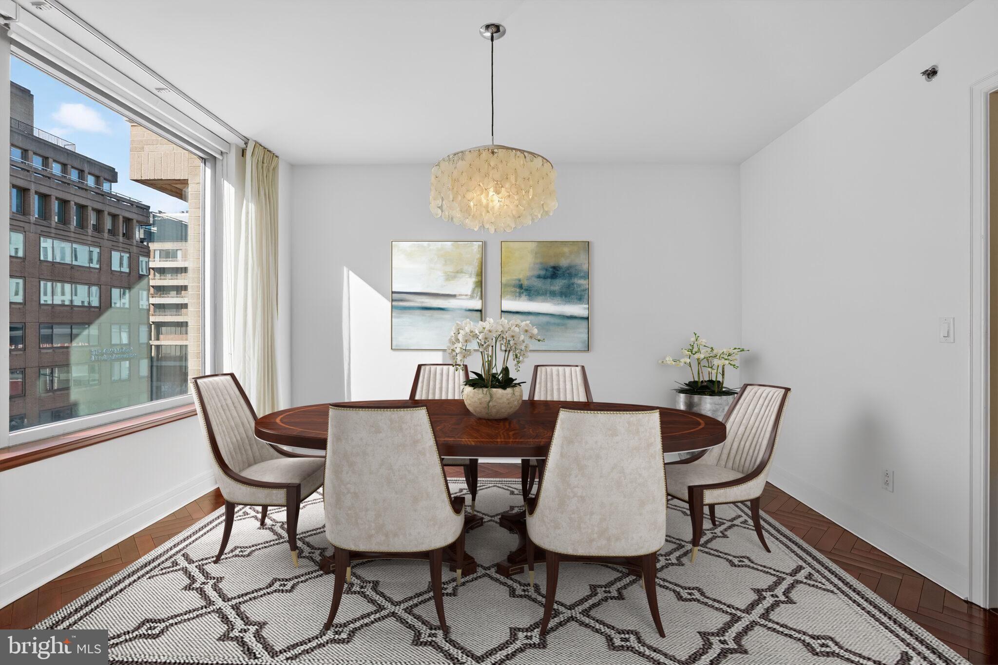 1155 23rd Street Northwest, Unit 5D Washington, DC 20037 - Photo 4 of 17 Dining room