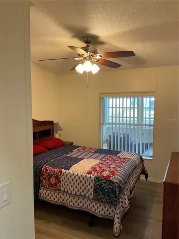 a view of small space with wooden floor