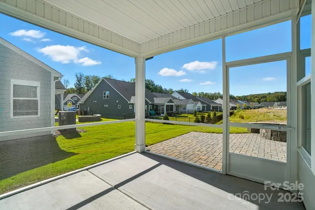 a view of a lake with a big yard