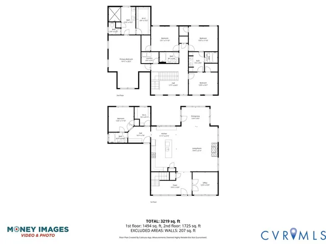 an aerial view of a house with a swimming pool outdoor seating