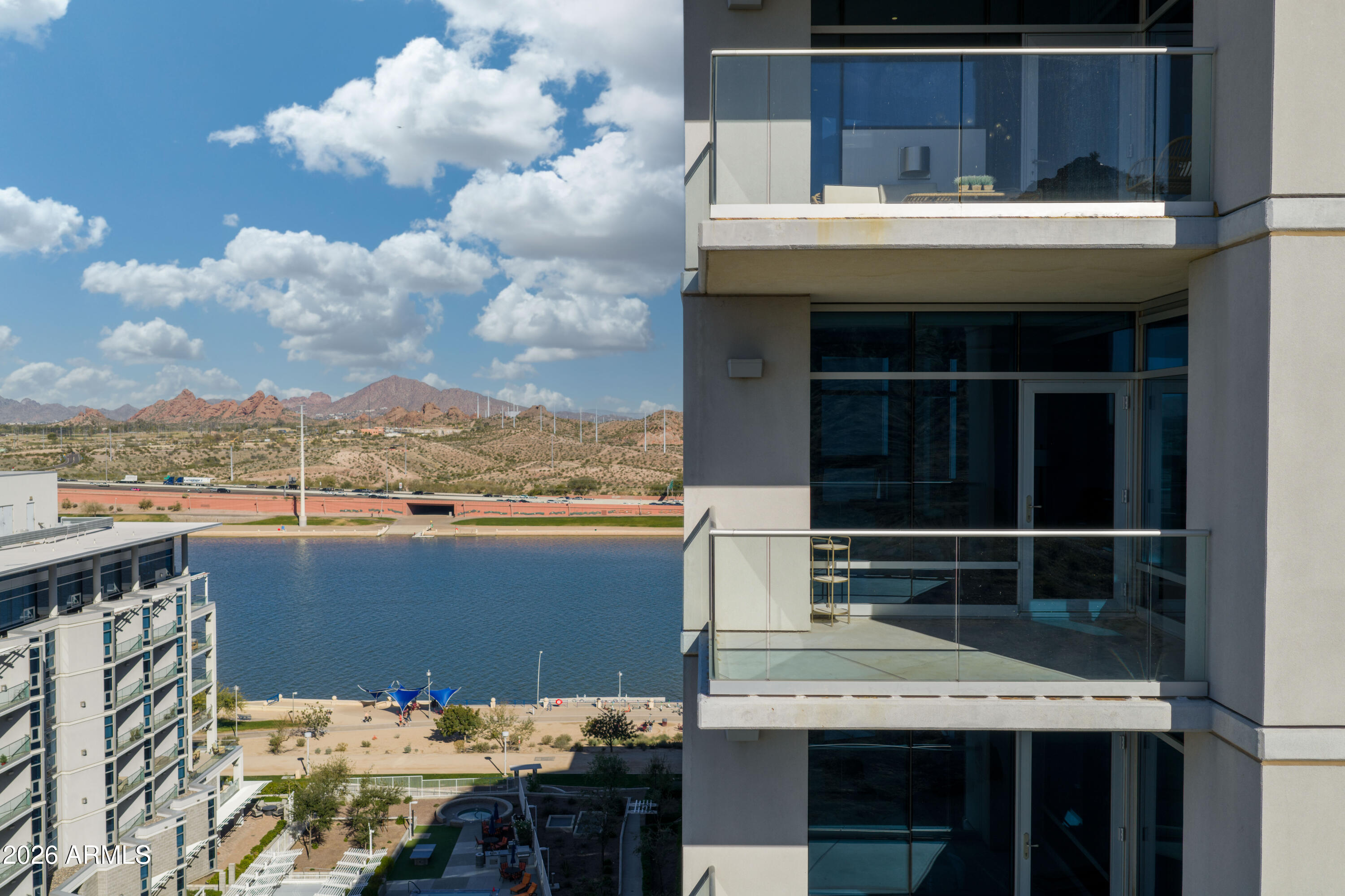 140 East Rio Salado Parkway, Unit 1101 Tempe, AZ 85281 - Photo 22 of 24 a view of balcony with table and chairs