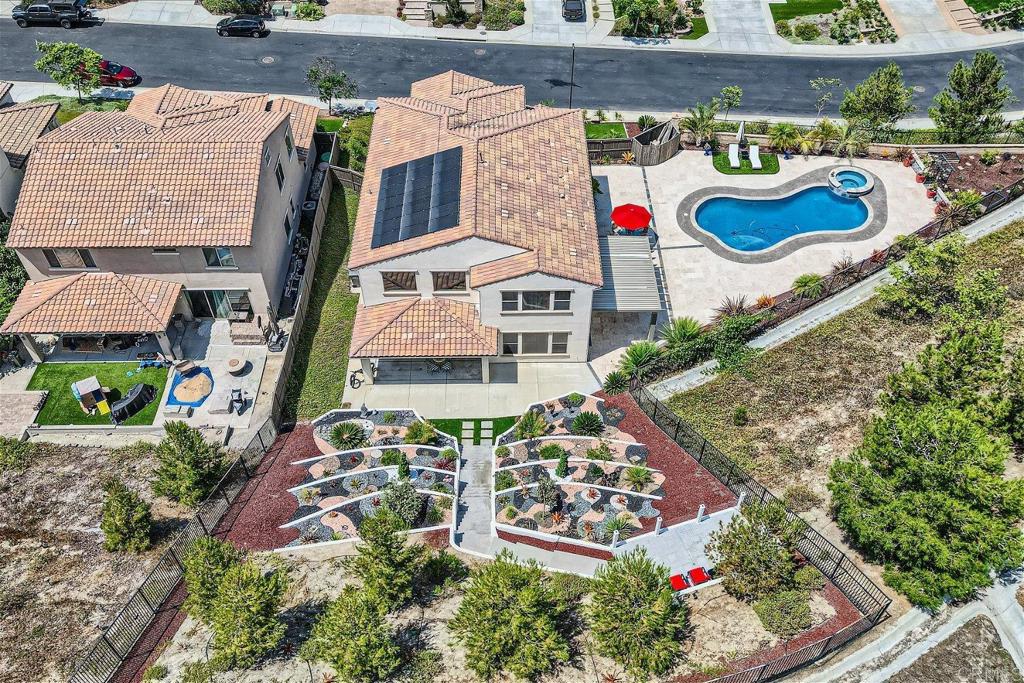 431 Machado Way Vista, CA 92083 - Photo 29 of 36 an aerial view of residential house with outdoor space and parking