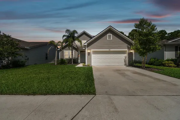 a view of house and garden