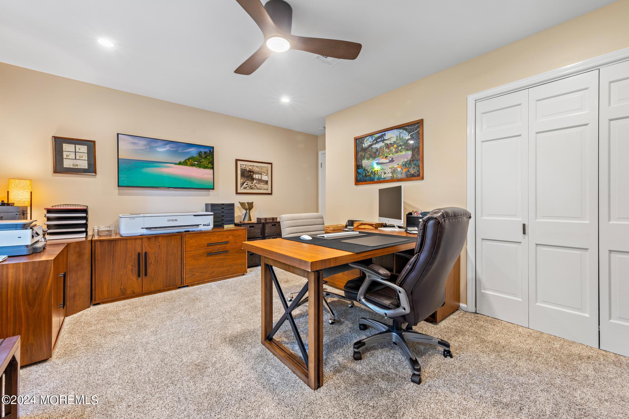 343 Easy Street Howell, NJ 07731 - Photo 30 of 53 a view of a workspace with furniture