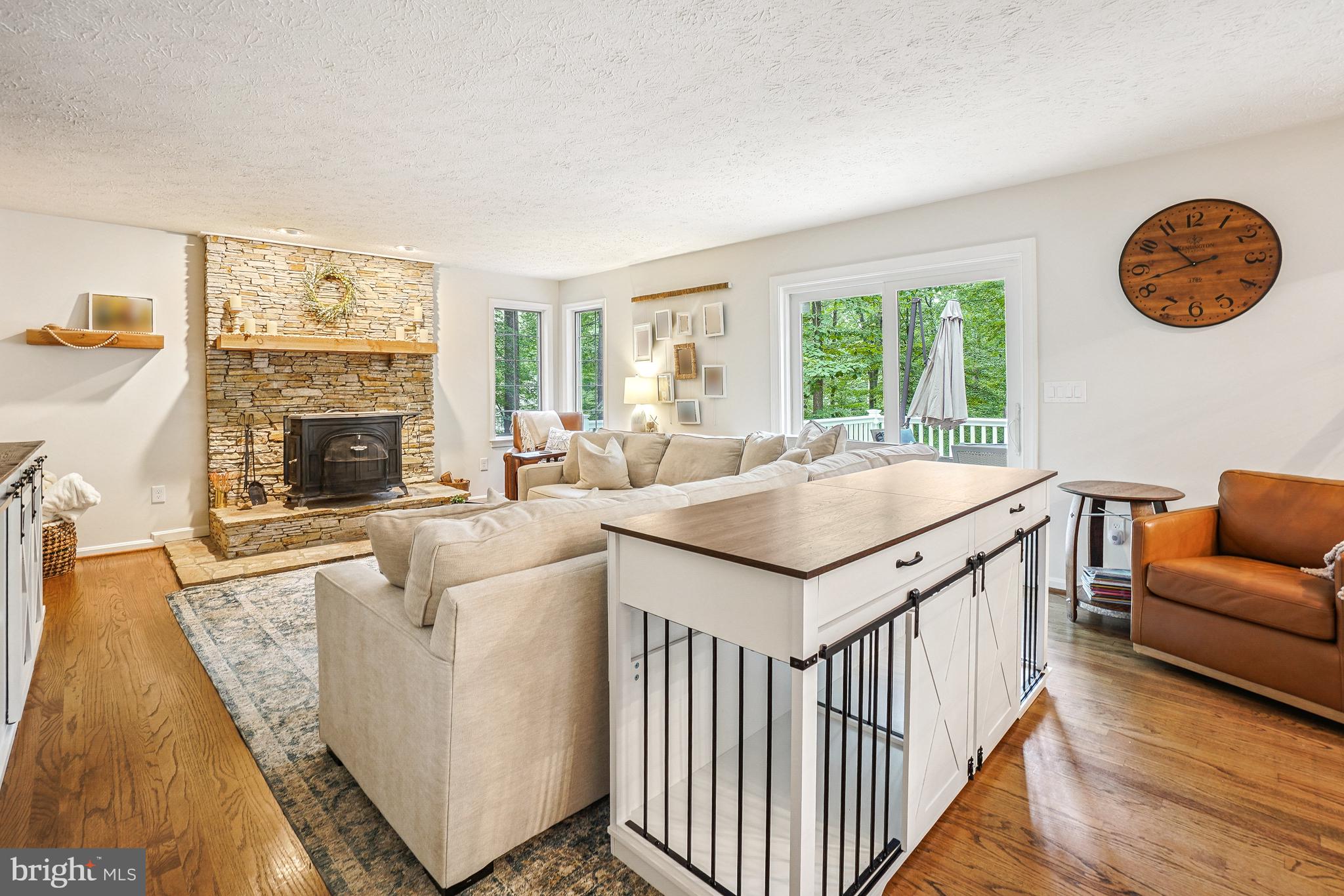 3486 Godspeed Road Davidsonville, MD 21035 - Photo 13 of 48 Family Room Filled with Wood Burning Stove