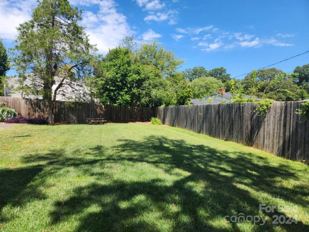 916 McAlway Road, Unit D Charlotte, NC 28211 - Photo 9 of 9 a view of a yard with a tree