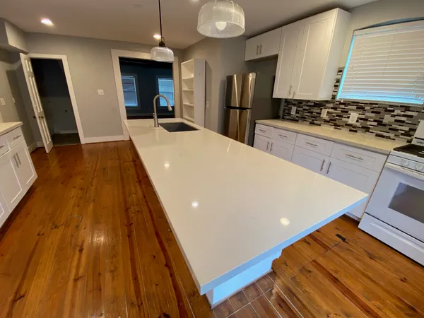a very nice looking room with a large window