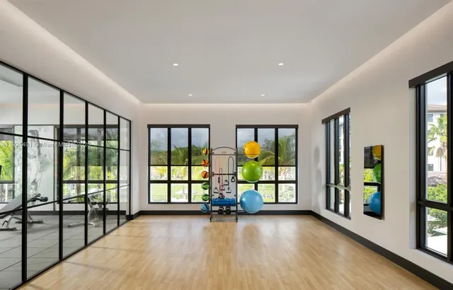 a view of an empty room with window